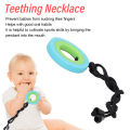 Kids Sensory Chew Necklace, Silicone 10PCS Relieves Teething Pain Kids Chewing Pendant Teeth Grinding  for Daily. 