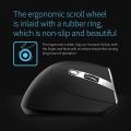 ZELOTES F-36 Wireless Vertical 2.4G Bluetooth Mouse Full Color Light 8 Key Programming 2400DPI Game Mouse For Computer Desktop.
