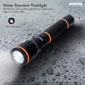 Geepas GFL4659 Rechargeable LED Flashlight - Portable Waterproof Hyper Bright 3W CREE LED Torch Light | 1.5 Hours Working with 1000M Distance Range. 
