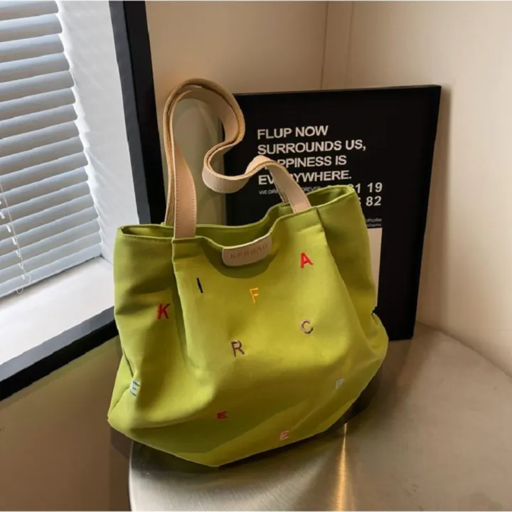 Embroidered%20Tote%20Bag%20Durable%20Portable%20Canvas%20Shoulder%20Bag%20Large%20Capacity%20Fashion%20Storage%20Bag%20for%20Casual%20Grocery%20Shopping%20Book%20Carrying%20Women%20Accessory%20Pouch%20-%20Image%209