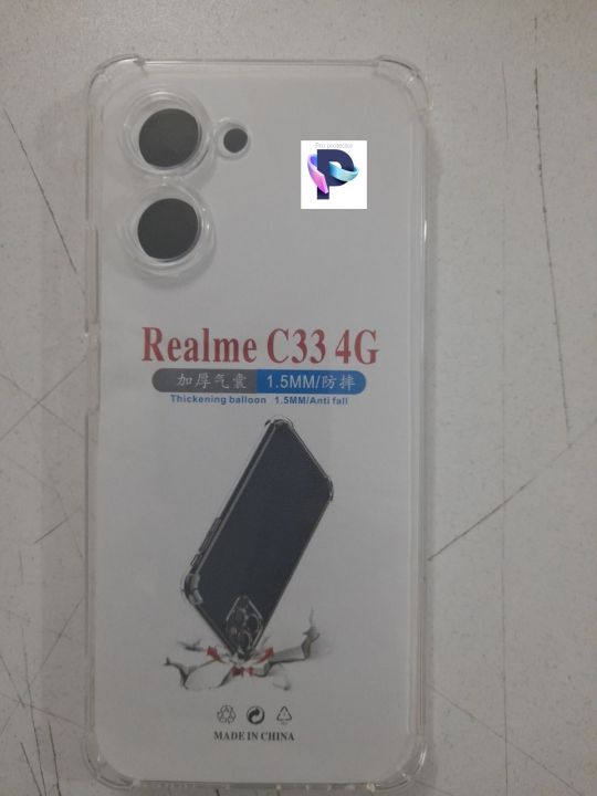 Realme%20C33%204G%20Silicone%20Airbag%20cover%20Shockproof%20Transparent%20Protective%20Clear%20Back%20Cover%20TPU%20Case%20-%20Image%202