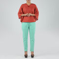 QRIUS Light Green Casual Bottom.
