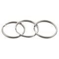 60 Pcs 20mm Outside Dia Universal Split Key Rings Keychain Holders.