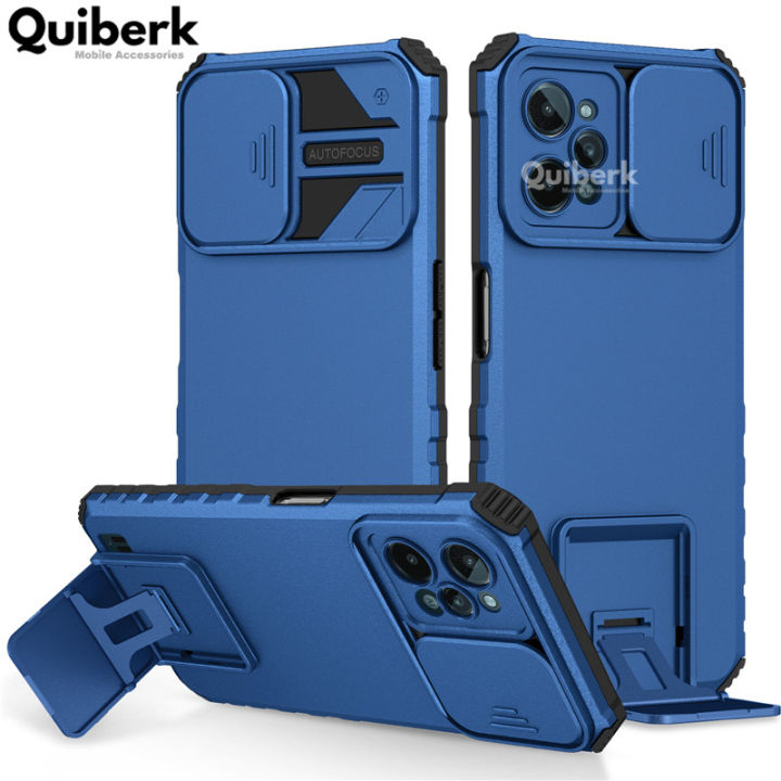 Quiberk%20for%20Realme%20C31%20Phone%20Case%20Slide%20Camera%20Cover%20Kickstand%20Hard%20Shockproof%20Armor%20Back%20Casing%20-%20Image%202