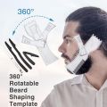 Beard Shaper Beard Styling Template Adjustable Beard Stencil Guide Practical Men Shaving Tool Sets Face Hair Styling Tool.