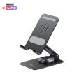 REMAX RM-C38 PRECISION ALLOY ROTARY PHONE HODLER METAL MOBILE STAND WITH 360 ROTATION / MULTI STABLE ANGLES / NON SLIP SILICONE. 