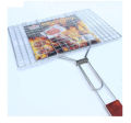 BBQ Net Holder Clip 9.5x14 inchi - Silver. 