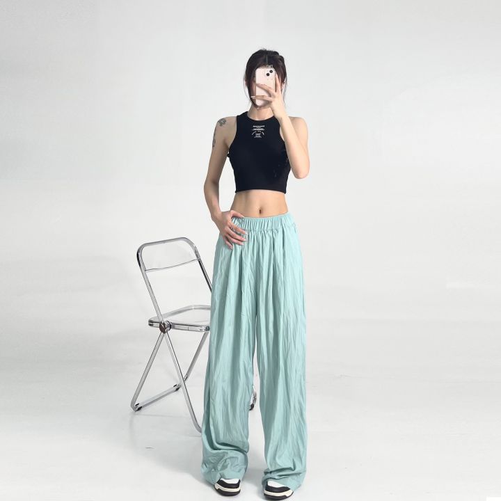 Ice%20Whale%20Island%20Gray%20Lazy%20Wide-Leg%20Pants%20for%20Women2023Summer%20New%20Pleated%20Casual%20Loose%20Mopping%20Yamamoto%20Pants%20Pants%20-%20Image%204