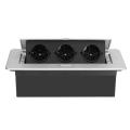 Floor Outlet Embedded Desktop Up Power Socket Cover Box Kit EU Standard 16A. 