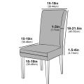 Waterproof Printed Chair Covers Nordic Style Removable Seat Chair Cover High Stretch Decorative Cover For Dining Room Wedding. 