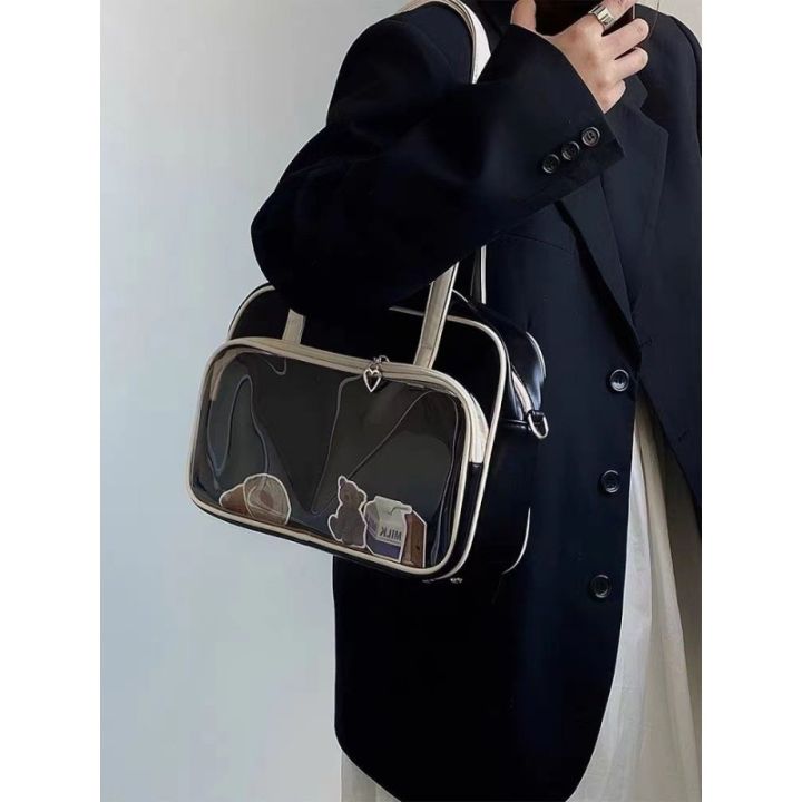 Shoulder%20ag%20ainful%20Square%20Fashion%20ote%20ag%20Women's%20Soft%20Leather%20Single%20Shoulder%20Crossbo%20ag%20College%20Student%20Classroom%20andbag%20-%20Image%204