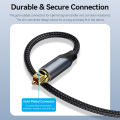 Vention Optical Audio Cable Fiber Digital for Blu-ray CD DVD Toslink Digital SPDIF Cable for Xbox Soundbar Fiber Optic Cable. 