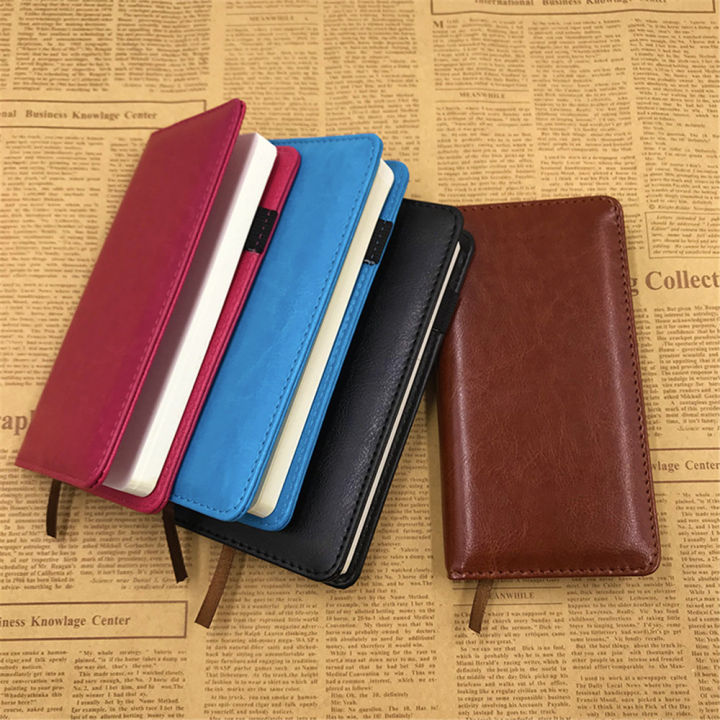 (New) portable multifunction PU leather mall notebook pocket A6 planner daily memo mini note book buine office work notepad