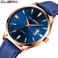 CUENA Men Watch Mechanical Tourbillon Luxury Fashion Brand Leather Male Sport Watches Automatic Watch.