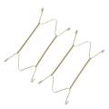 4 PCS Expandable Metal Wall Plate Display Rack for Decorative Plates. 