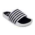 Power Rubber Slides For Men - Black And White - Slides For Men. 