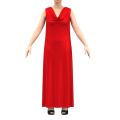 Timeless Elegance: Luxe Silk Maxi Dress with Cowl Neck.