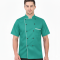 Men’s Micro Twill Suiting Culinary Uniform – Classic Double-Breasted Chef Coat.