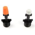 Half (1/2) inch-6mm Male Misting Sprinkler (1-Pc) Coupling Adapter Connector Flat Head Joint Garden Micro Sprinkler Connector Fittings for Mist or Micro Sprayer Nozzle.. 