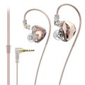 LD4 3.5mm Wired In Ear Dynamic Earphone Bass Surround Sound Stereo Headphone HIFI Sports Music Headset Detachable Cable Earbuds.