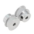 2PCS Set Synchronous Wheel 20&30 Teeth 5Mm Bore Timing Pulley.