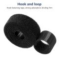 5m Tearable High-quality Durable Velcro Data Cable Manager Self Adhesive Fastening Nylon Reusable DIY Cable Tape. 