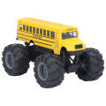 School Bus Pull Back Toy, School Bus Model Toy Big Wheels for 3 + Years Old Kids for Home Play. 