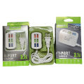 Phone Charger USB Power Strip Multifunctional Quick Charging 6 Ports USB Mini Extension Socket HUB Splitter. 