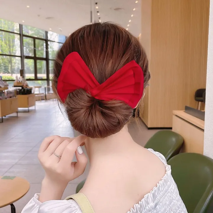 1PC%20Women%20Girl%20Multicolor%20Bun%20Print%20Headband%20Hairpin%20DIY%20Cloth%20Hair%20Circle%20Bun%20Maker%20Ponytail%20Holder%20Curler%20Hair%20Accessories%20-%20Image%202