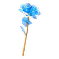 Artificial Gold Foil Roses Flower Eternal Rose Flower Love Base Wedding Anniversary Mother's Day Valentine's Day Gift Decoration.