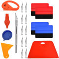 20 Pcs Car Vinyl Wrap Tool Kit, Wrap Squeegee Wallpaper Smoothing Tool for Car Wrapping and Install Wallpaper.