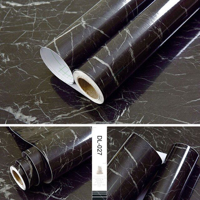 300x60 cm Kitchen  OIL Resistance  Marble sticker Paper ( Length 10 Feet & width 2 Feet )