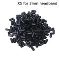 200pcs Rubber Round End Cap Cover For Pipe Screw Thread Protector Push-fit Caps. 