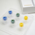 Tangzu Tang Sancai Noise Isolating Silicone Ear Tips Soft Eartips Improve Bass Clarity For Bravery/yume/rinko In Ear Earphone.
