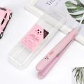 Mini Hair Straightener Clipboard Small Power Plug Curling Hair Straight Hair Girls Air Bangs Portable Hair Straightener. 