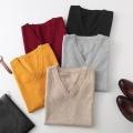 Sweater Vest Men Sleeveless Loose Warm Solid Color V-neck Pullover Waistcoat. 