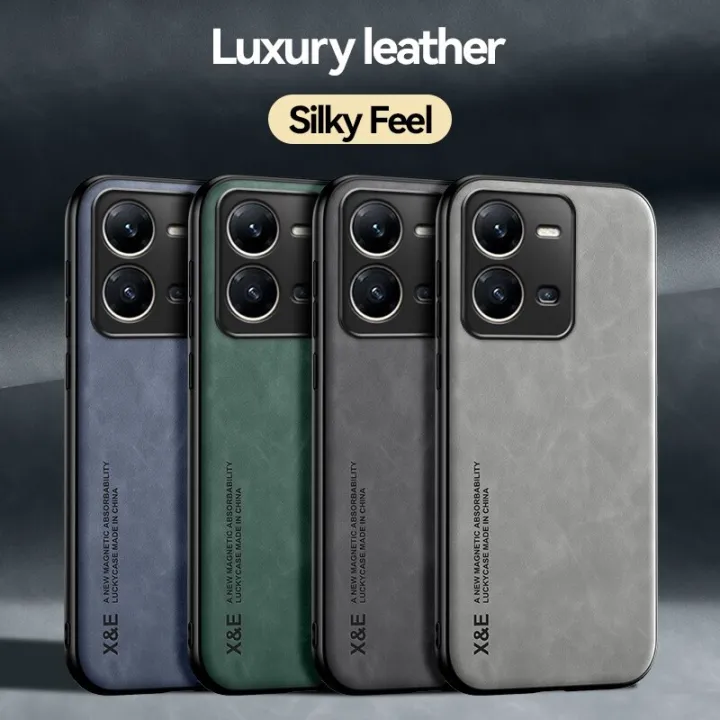 xprmy%20for%20Vivo%20V25%205G%20Phone%20Case%20Luxury%20Leather%20Skin%20Sensing%20TPU%20Wrap%20Back%20Cover%20-%20Image%203