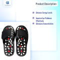 Spring Acupressure and Magnetic Therapy Accu Paduka Slippers for Full Body Blood Circulation Natural Leg Foot Massager Slippers For Men and Women ( Unisex ).