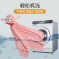 Newborn Baby Bath Towel Children's Cloak Hooded Baby Bathrobe Coral Fleece Is Water-Absorbing Quick-Drying Softer than Pure Cotton. 