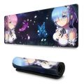 Re Zero Rem Emilia Mousepad Speed Keyboard Gaming Accessories Manga Mouse Pad Gamer Rubber Mat Anime Rug Full Gamer Pc Csgo Mice. 