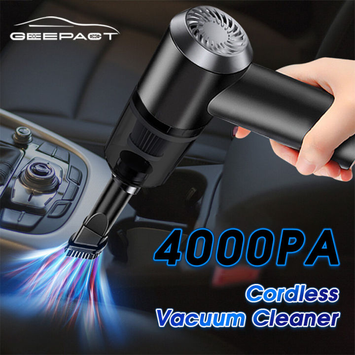 Geepact 4000PA Cordless Vacuums Mini Portable Vacuum Cleaner Wireless