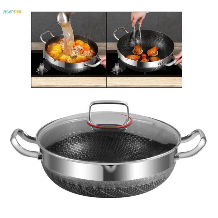 Soup%20Pot%20with%20Lid%20Non%20to%20Clean%20Double%20Handle%20Practical%20Cooking%20Pot%20Frying%20Pan%20for%2030cm%20-%20Image%205