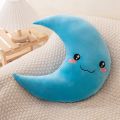 25cm New Sky Style Funny Smile Moon Soft Plush Toy Baby Cute Throw Pillow Comfort Dolls Home Decor Xmas Gift Kids. 