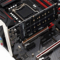 NXFDSIOZ 2X PCIE X16 to M.2 M-Key NVMEx4 SSD 2U Server Riser Card Double-Sided 4-Disk NVME RAID PCI-EX16 Split Card. 