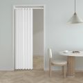 White Folding Door Partition Curtain Wind Waterproof Thermal Insulation Shielding Bedroom Entrance Kitchen Bathroom Cloakroom. 