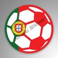 Love Portugal Flag Decal Sticker Portuguese Football Patriotic Stickers Home Pride Travel Car Truck Van Bumper Window Car Decal.
