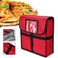 Insulated Pizza Food Delivery Bag Professional Large Pizza Delivery Bag Moisture-Proof Pizza Box. 