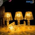 LED Acrylic Transparent Crystal Warm Light Mini Night Light Creative Romantic Bedside Small Table Lamp Suitable For Dinner Sleep. 