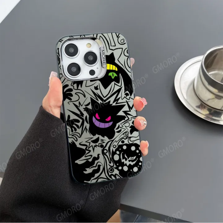 Tide%20brand%20Geng%20ghost%20dark%20wind%20phone%20case%20Apple%2015%20color%20silver%20case%20iphone13%20hard%20shell%2014%20pro%20case%2011%20pro%20-%20Image%206