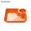 Dumpling Plate Dumpling Plate with Sauce Dish Design Versatile Easy to Clean Snacks Desserts Sushi Tray Kitchen Tableware Dumpling Party Accessory. 
